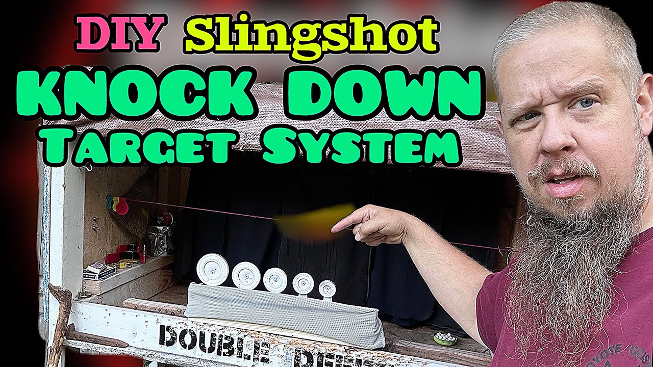 Homemade Knock Down Target System - Budget Friendly Build