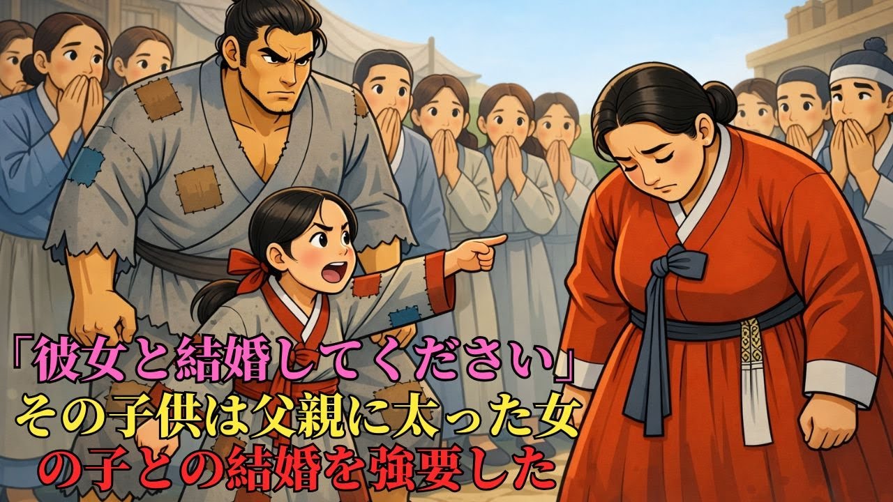 「お父さん、彼女と結婚してください」娘は太った女性を家に連れて帰り、母親になってもらいたかったのです｜野談｜昔話｜いきさつ｜笑い話