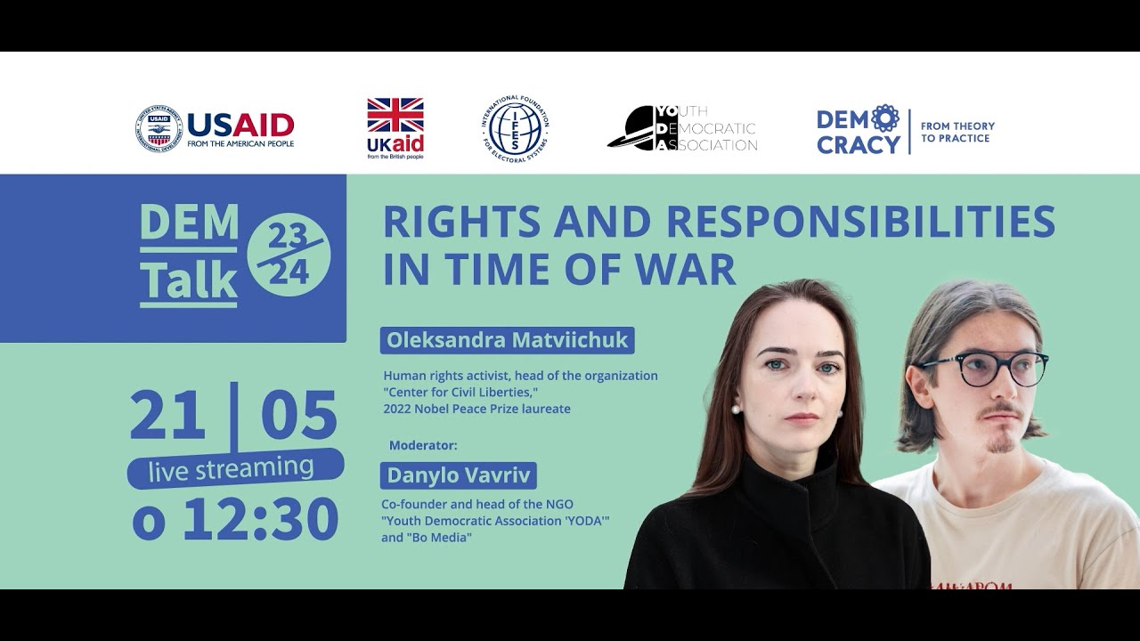 DemTalk with Oleksandra Matviichuk 