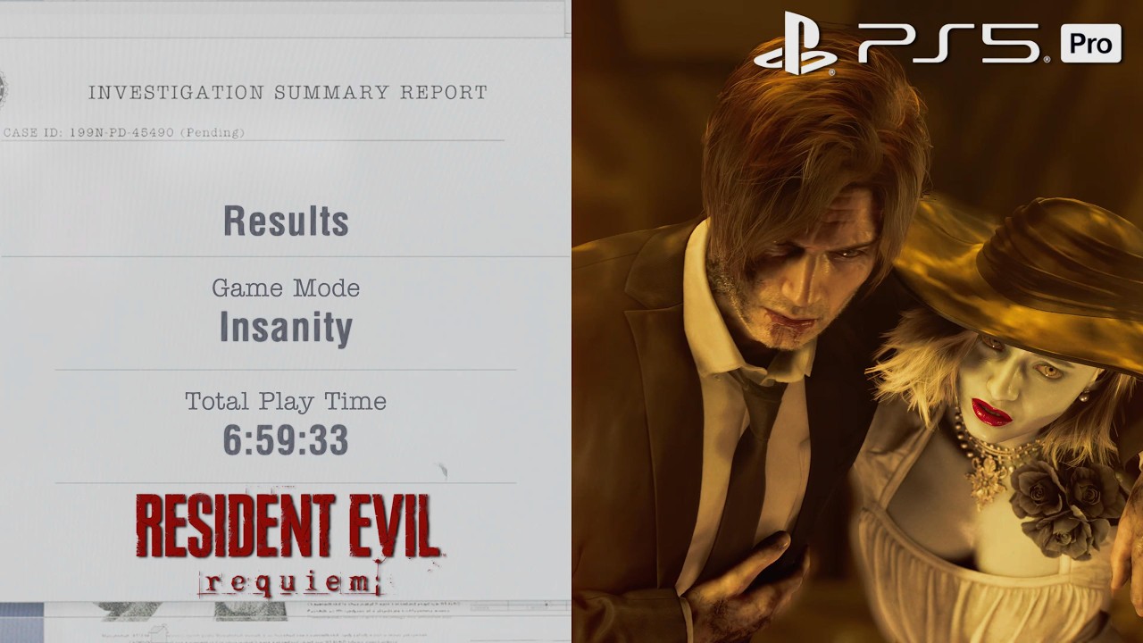 Resident Evil Requiem - Gameplay Walkthrough Full Game (Insanity Mode) + Costume [PS5Pro]