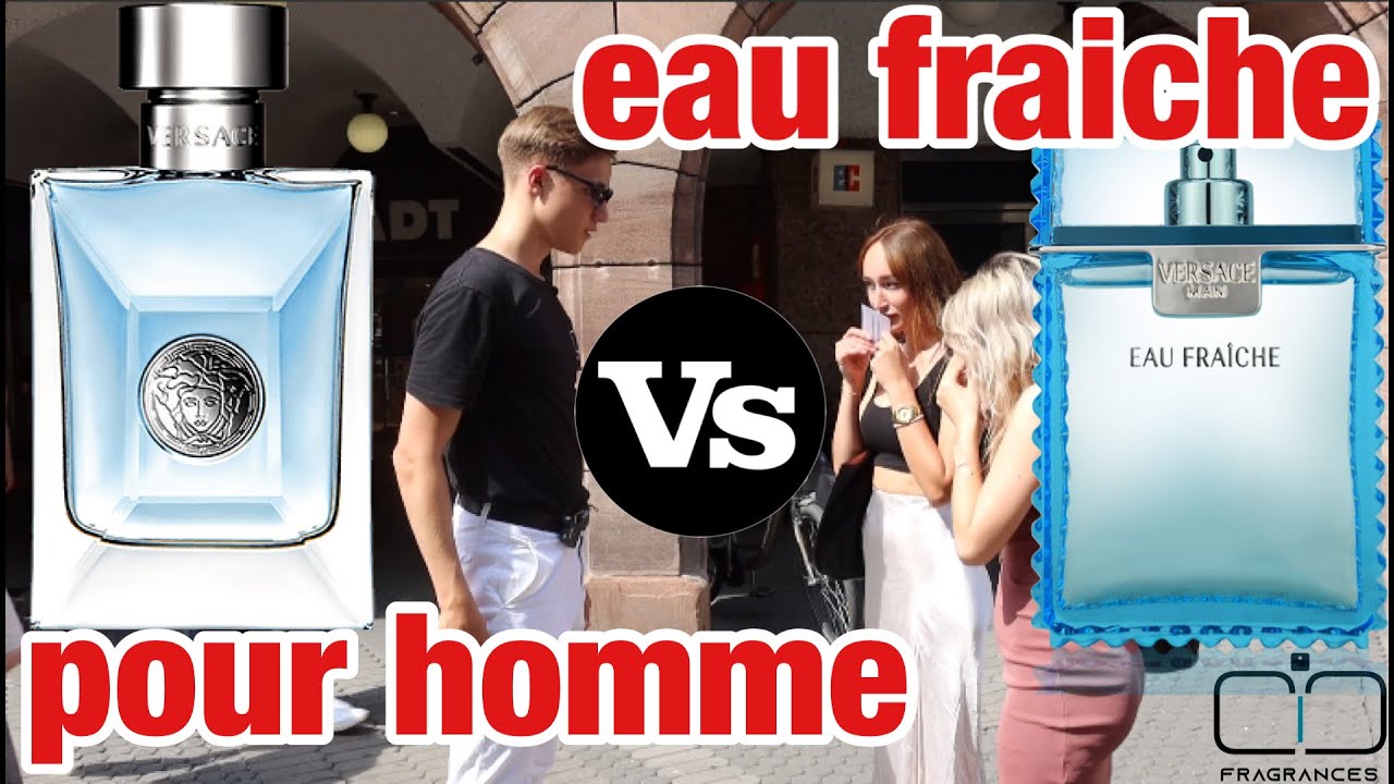 Versace pour homme vs Versace man eau fraîche | fragrance test