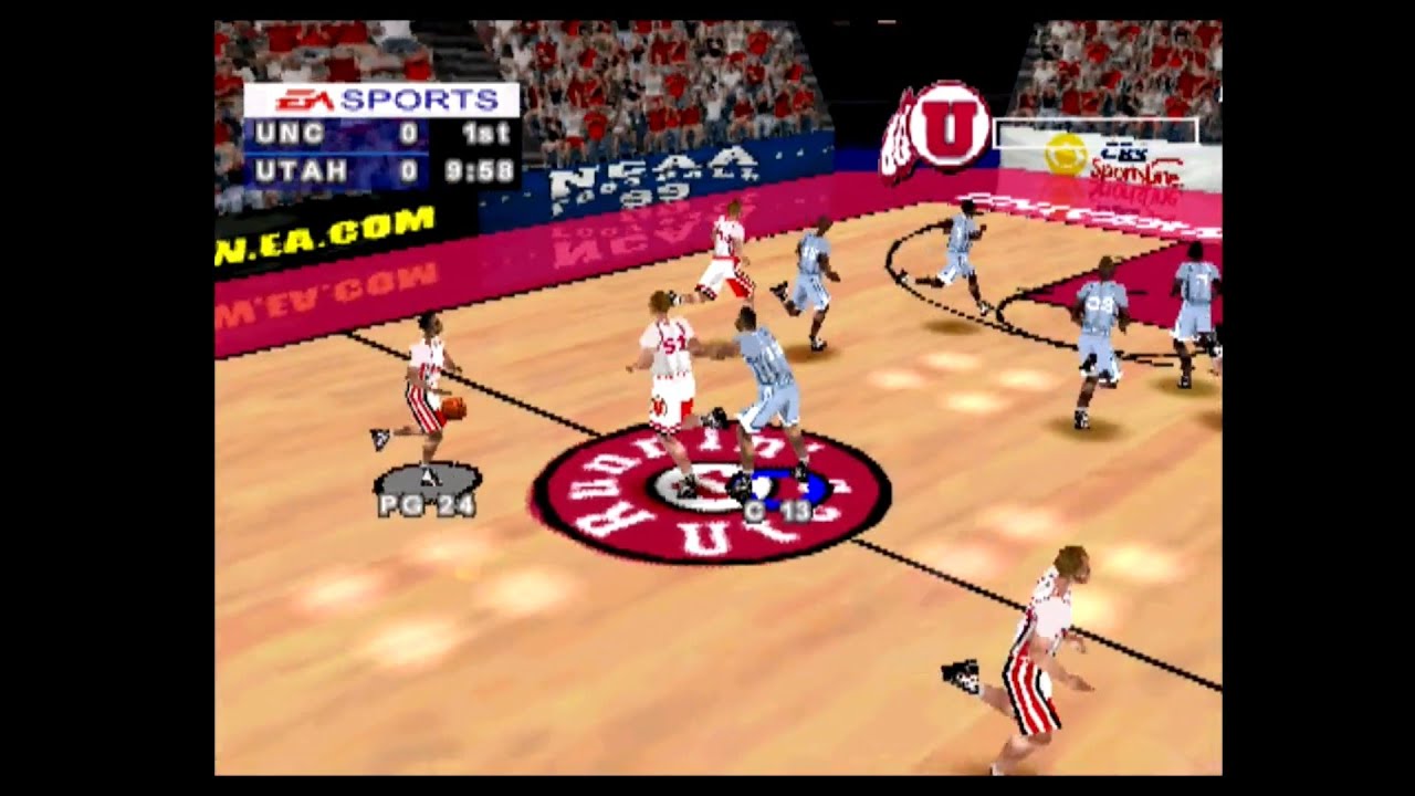 NCAA March Madness 98 -- Gameplay (PS1)