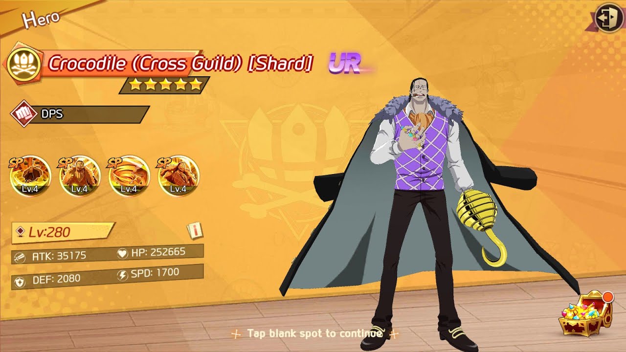 CROCODILE (CROSS GUILD) SKILL ANIMATIONS | OP: PIRATE DUEL |