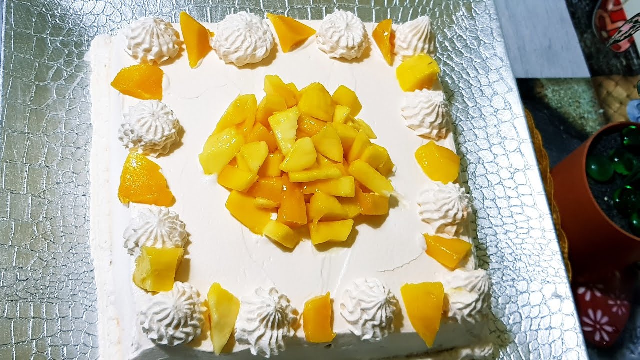 Mango Cake | Eggless Mango Cake Recipe, Super Soft & Delicious.