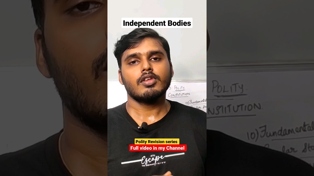 Independent constitutional bodies 🇮🇳 of India | Polity revision for UPSC #ias #ips #upsc #tnpsc