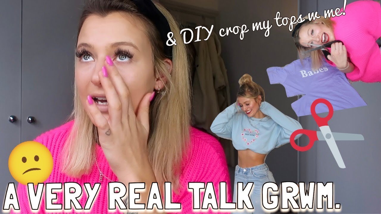 GETTING DEEP.. HOW I REALLY FEEL ABOUT SOCIAL MEDIA | GRWM & DIY CROP TOPS
