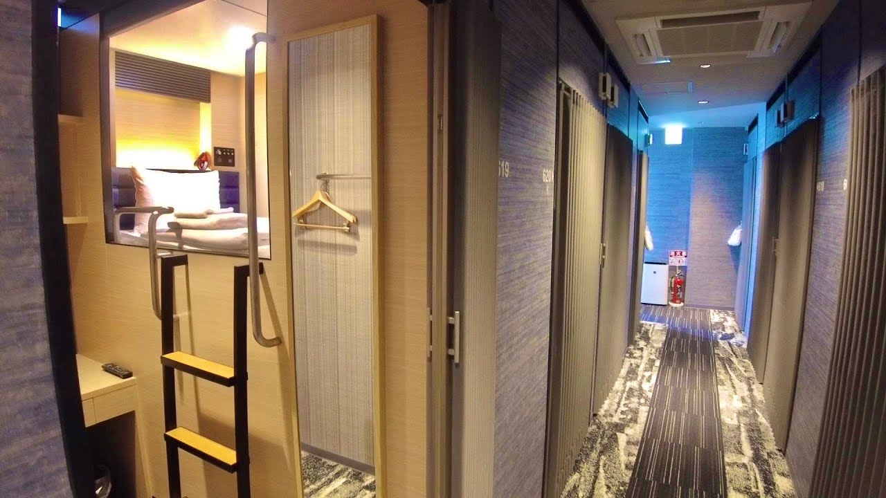 Недорогой капсульный отель рядом с улицей Кокусай на Окинаве 😴 Y's Cabin & Hotel Naha Kokusai Street