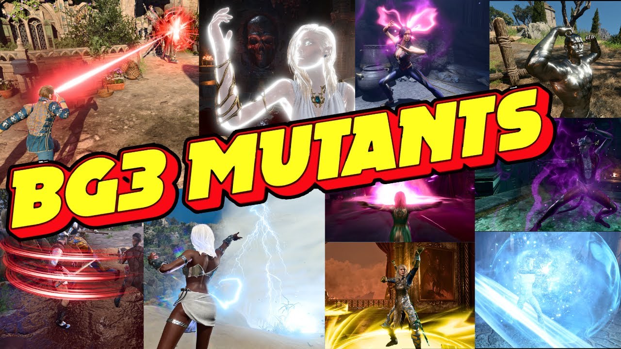 New MUTANT POWERS X-Men Mod in Baldur's Gate 3