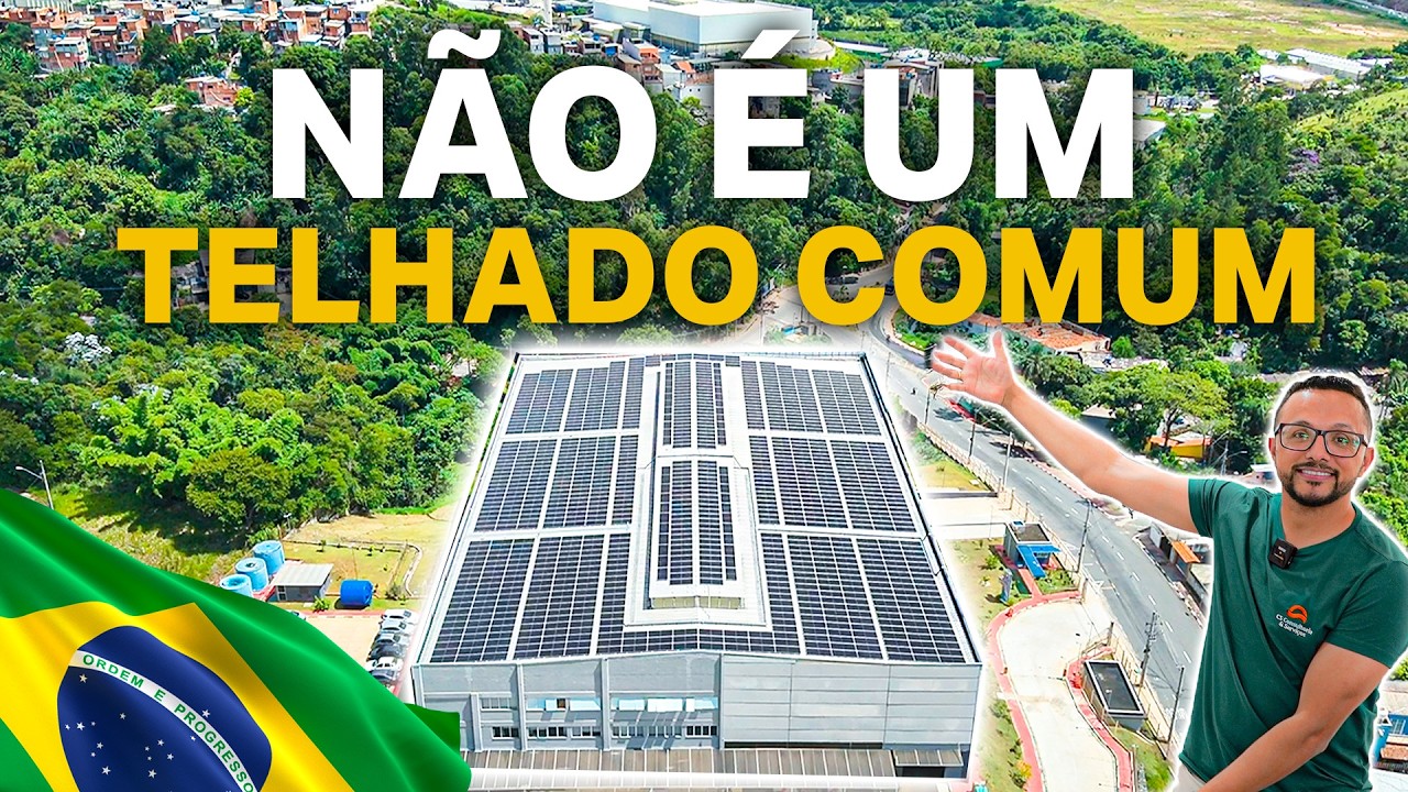 Visitamos uma USINA em TELHADO com mais de 1.000 módulos solares