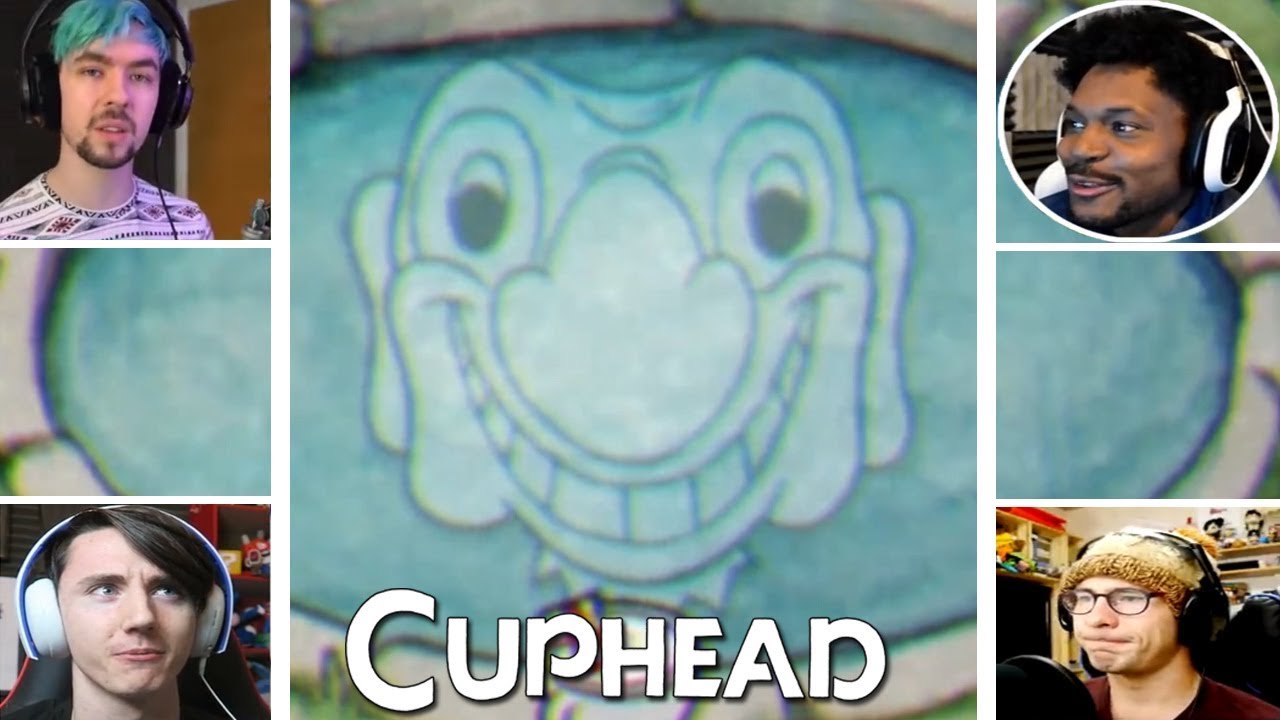 Let's Players Reaction To How Many Times They Died | Cuphead