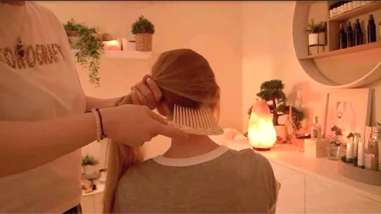 😴 ASMR ~ Delightful Hair Brushing & Combing Pampering With LITTLE ME CARMIE For A Dreamy Sleep 😴