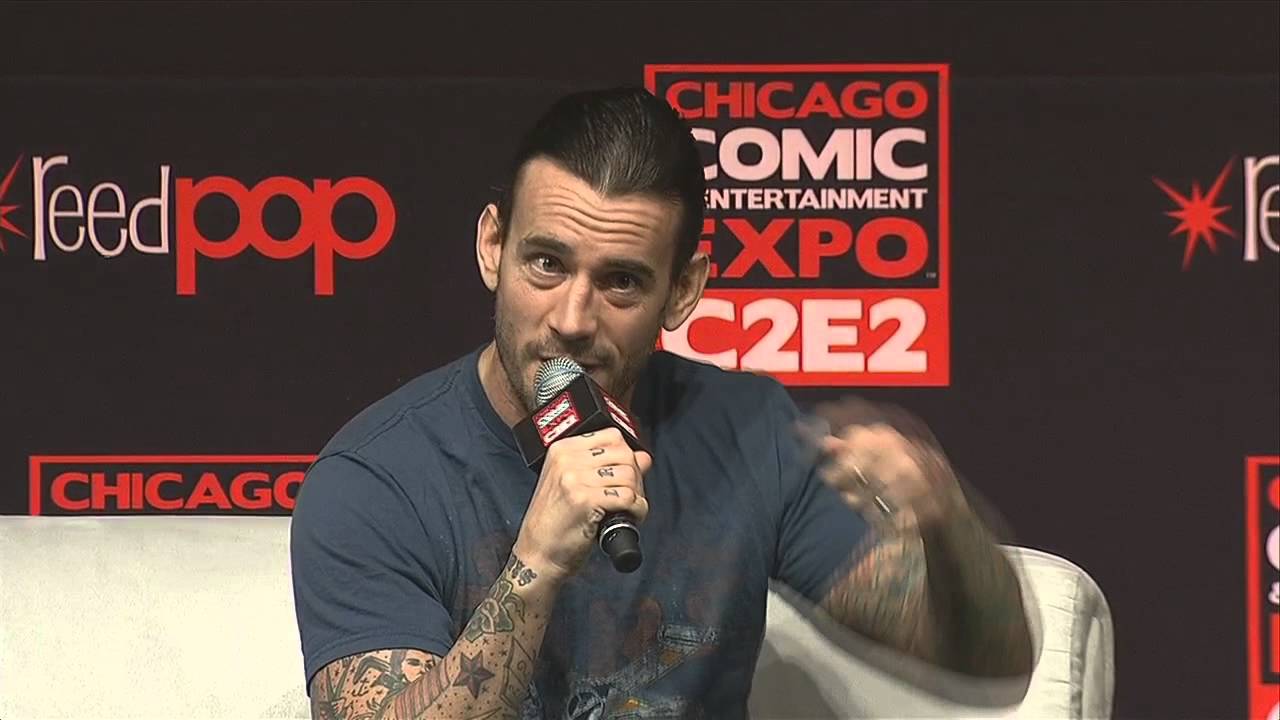 CM Punk Q&A panel at C2E2