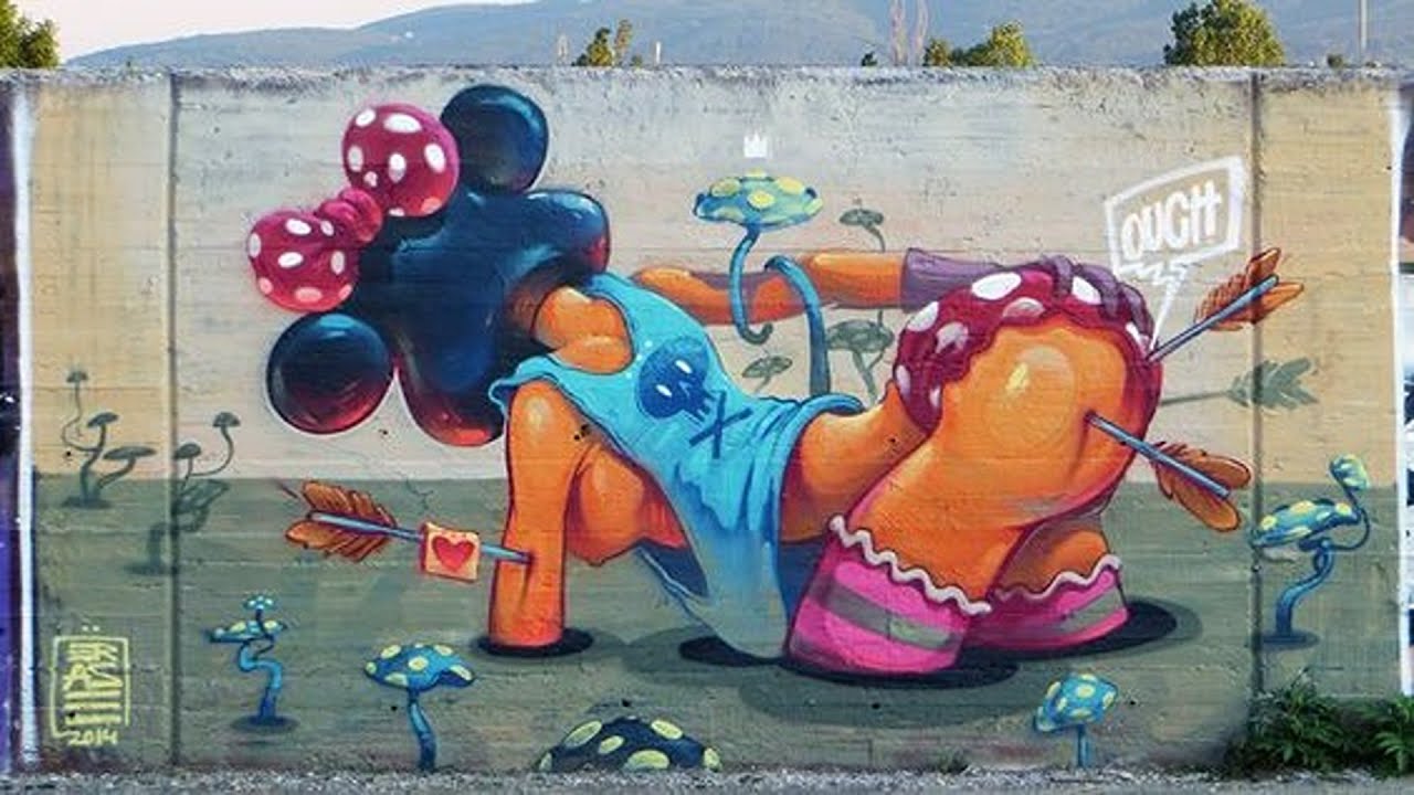 Street art Walt Disney#WaltDisney#UrbanArt#DisneyMagic#StreetArtists#ArtCommunity#DisneyInspired