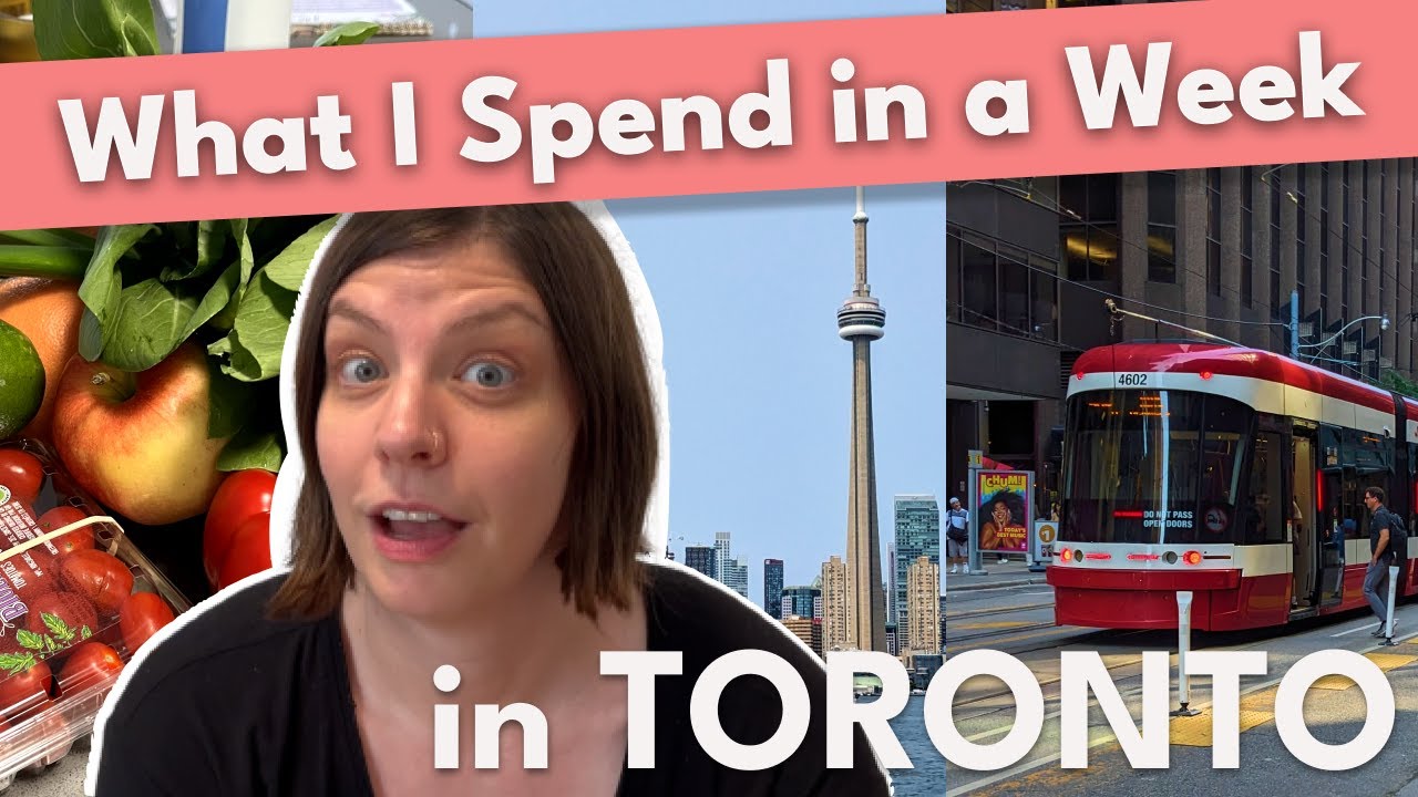 What I spend in a week living alone in Toronto, Canada 🇨🇦