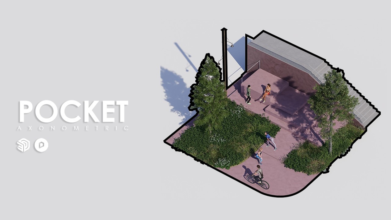 Axonometric Diagram of Urban Pockets
