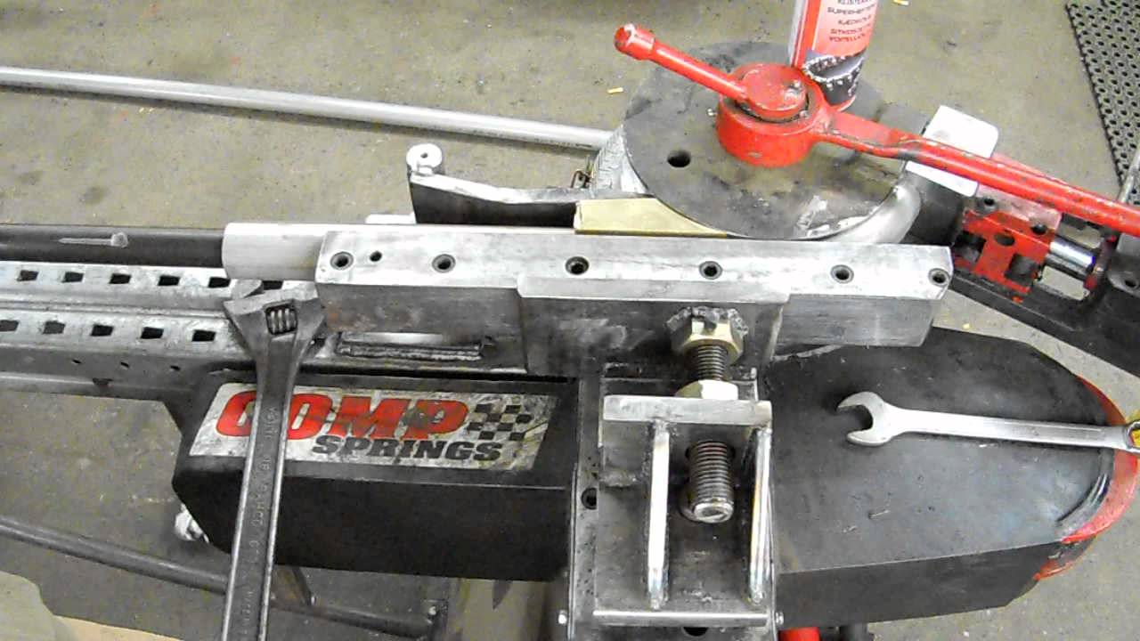homemade tube bender mandrel bending 304ss