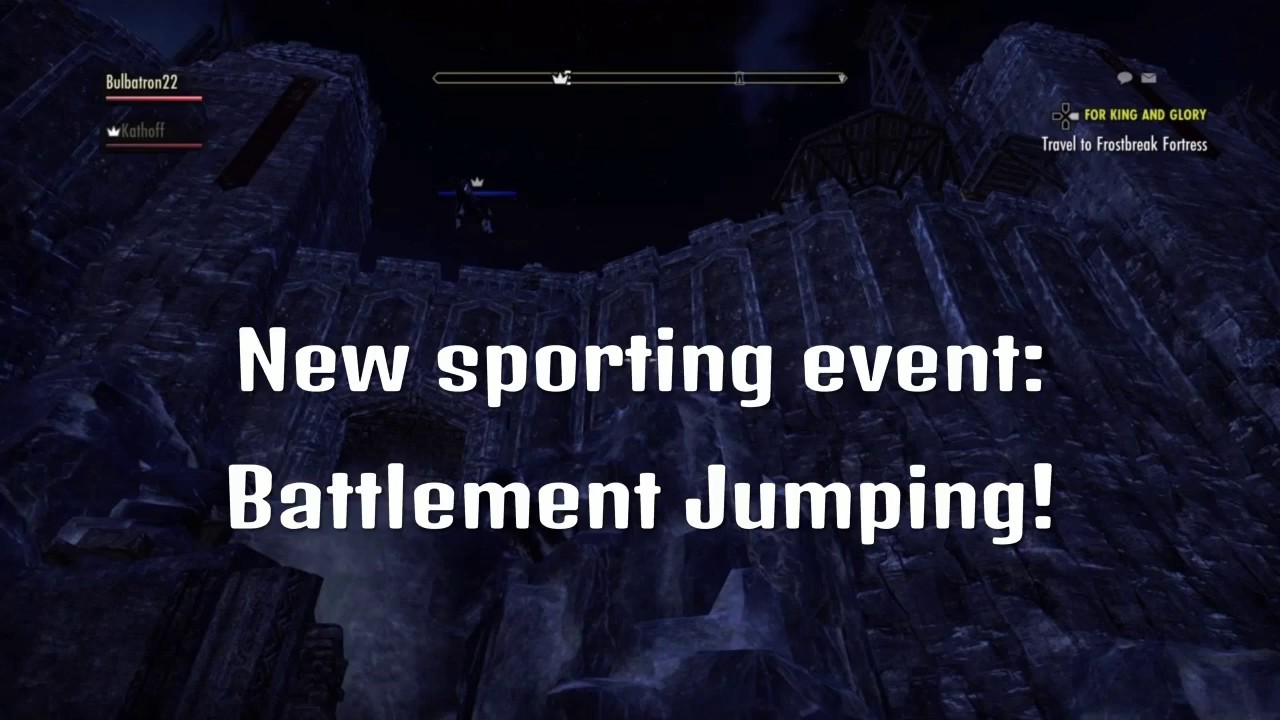 ESO: Battlement jumping event