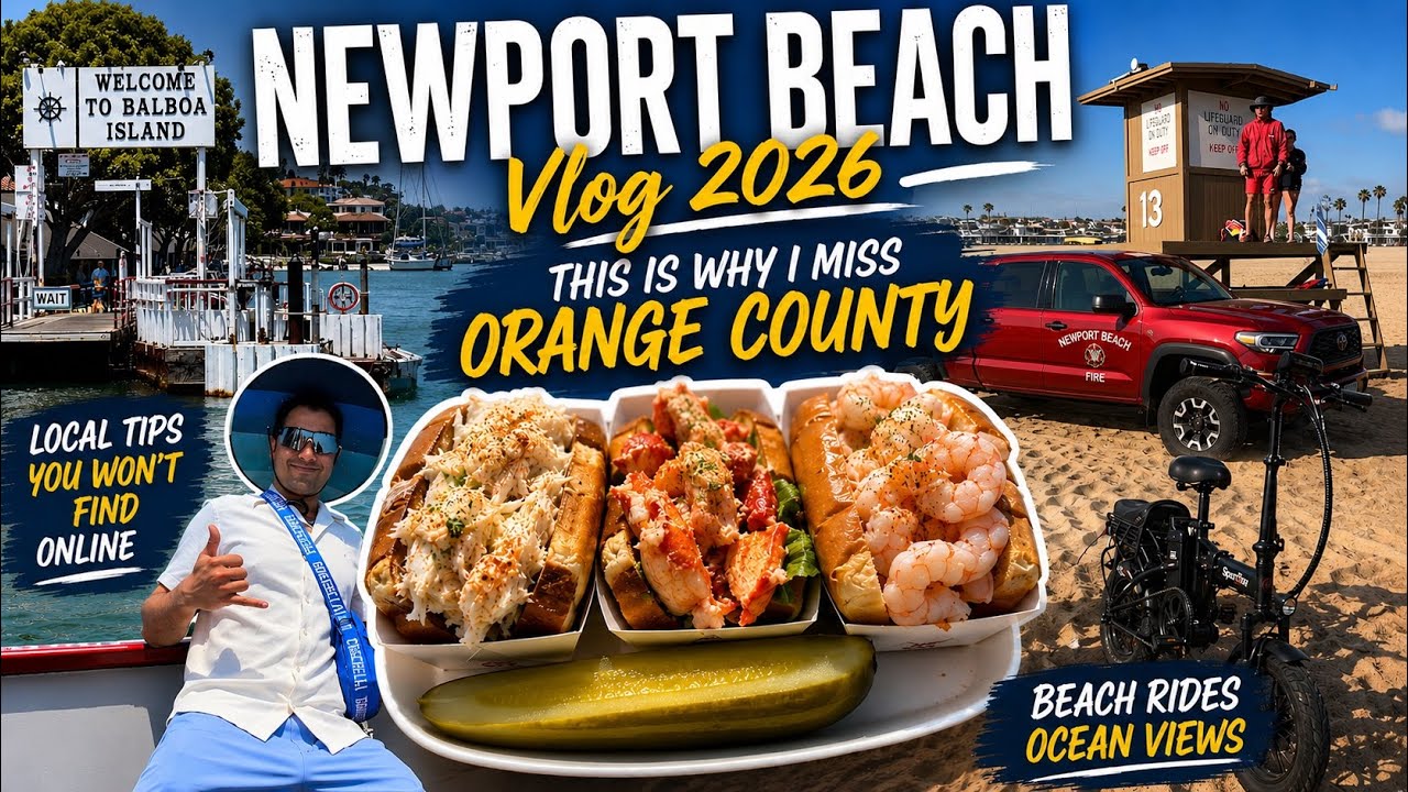 Newport Beach Vlog 2026 | This Is Why I Miss Orange County, California 