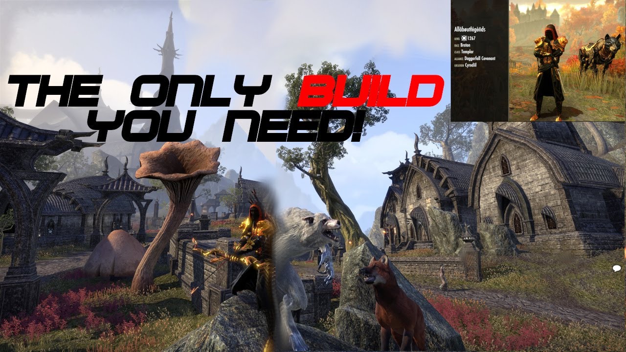[ESO] GOLD ROAD | THE ONLY TEMPLAR WEREWOLF BUILD YOU NEED! |  1V1 / 1VX / SMALL SCALE | OUTNUMBERED