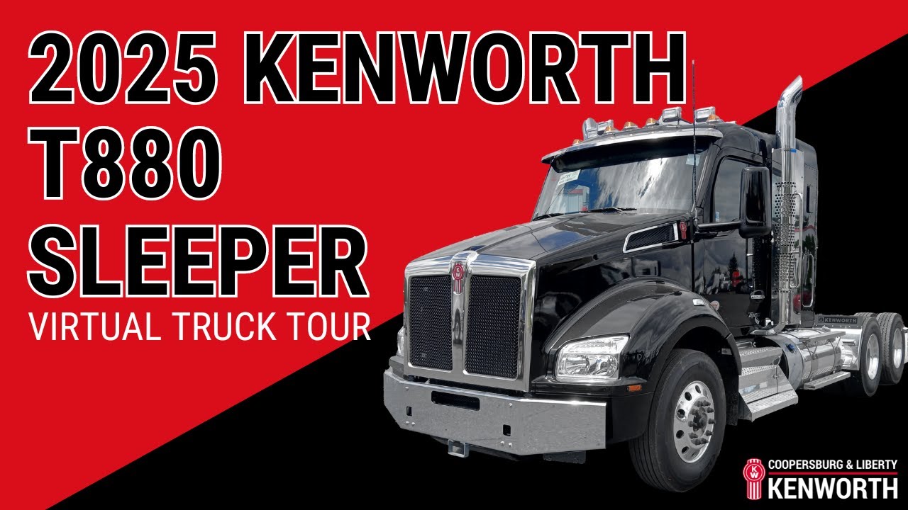 2025 KENWORTH T880 SLEEPER | Virtual Truck Tour