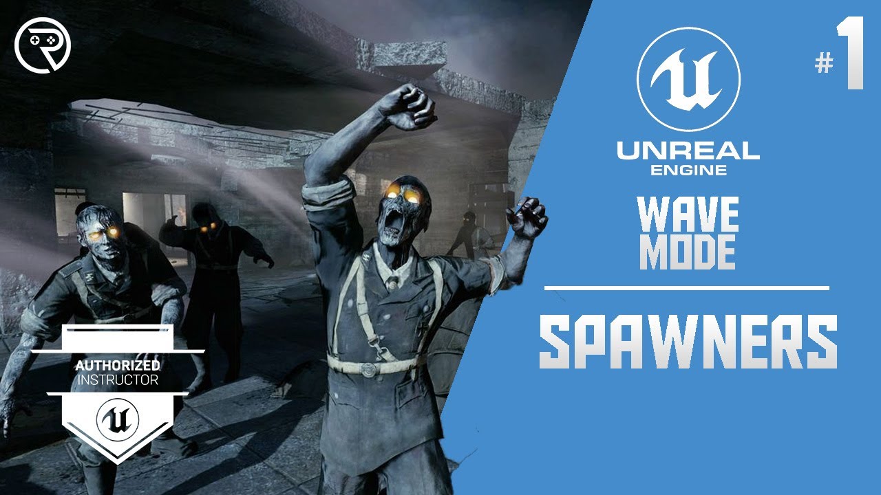 Учебник по Unreal Engine 5 — Режим волны, часть 1: Спаунеры