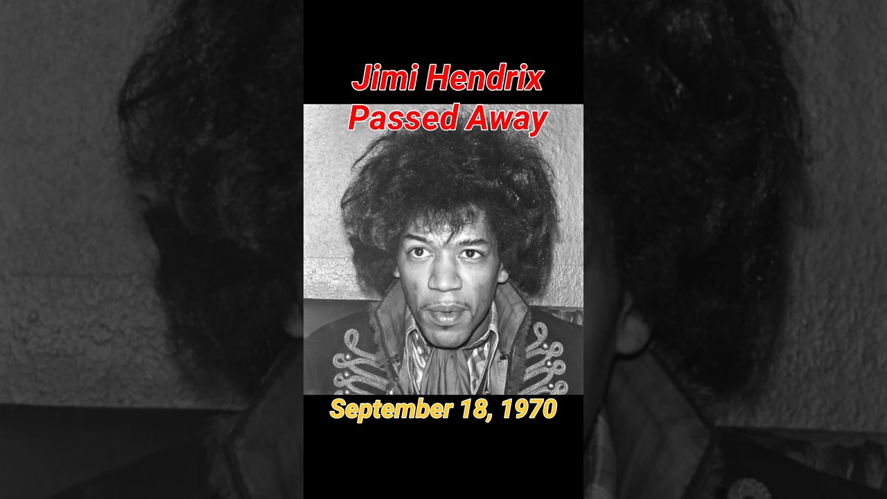 Today in Music History, Jimi Hendrix passed away #music #jimihendrix
