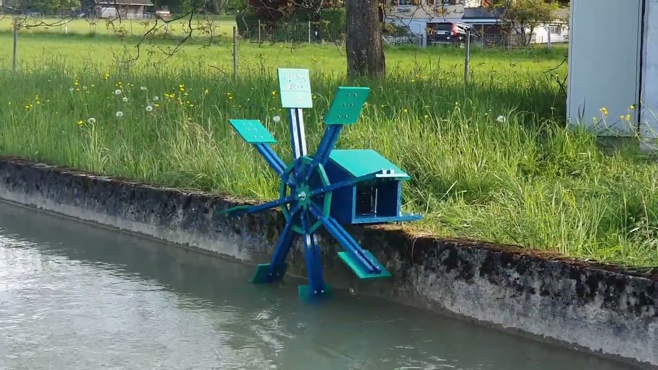 M&uuml;hlebach Wasserad Quiz und Bastelprojekt