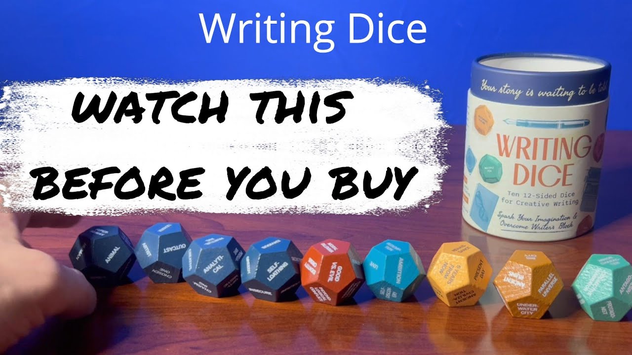 Showing How FUN, USEFUL, and UNIQUE These Insplore 12-Sided Writing Dice Are [PRODUCT REVIEW]