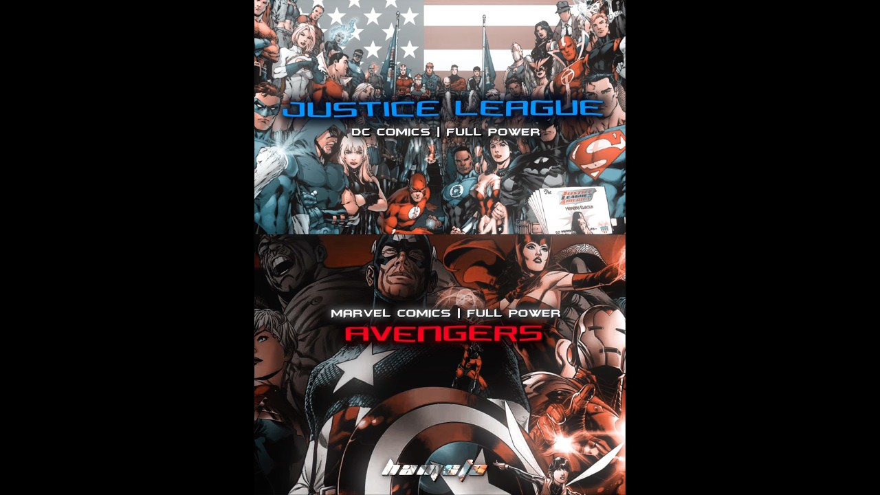 Justice League (comics) vs Avengers (comics) #edit #dc #marvel #spiderman #batman #shorts