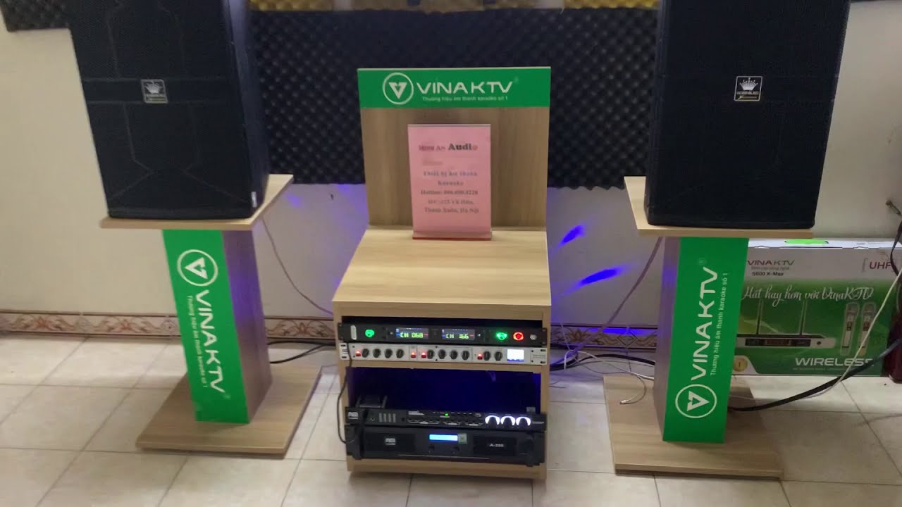 Trọn bộ karaoke ch&iacute;nh h&atilde;ng VinaKTV chất &acirc;m vượt trội