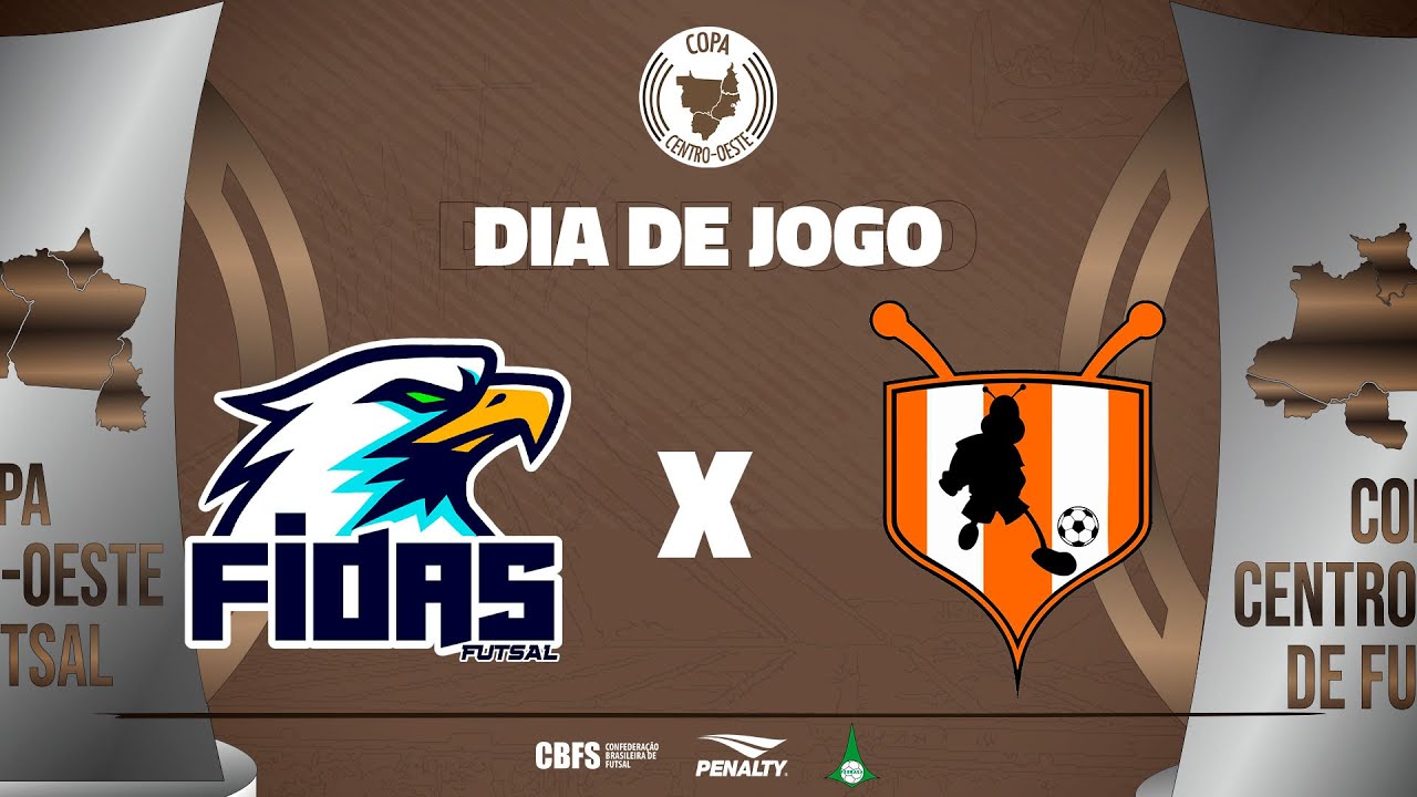 Copa Centro Oeste de Futsal | Fidas Futsal x Formiguinhas | 1&ordf; Rodada | Ao Vivo
