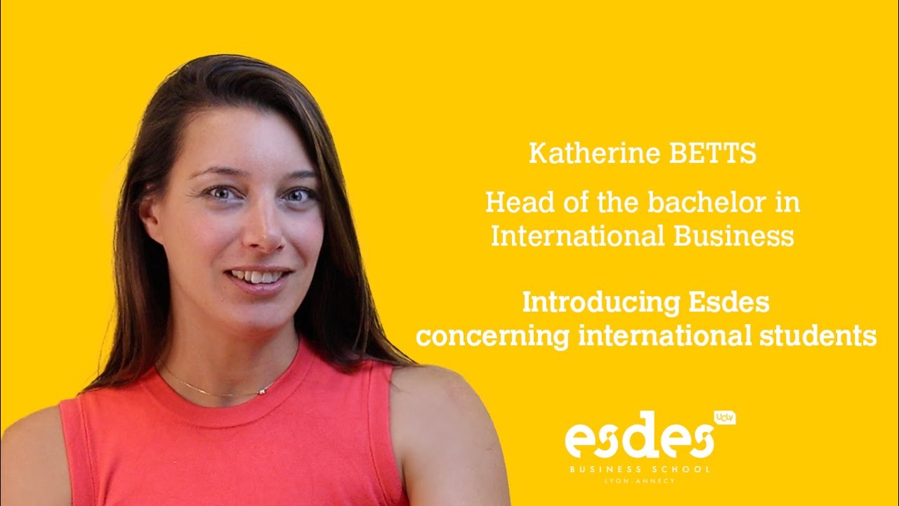 Join Esdes as an International student!