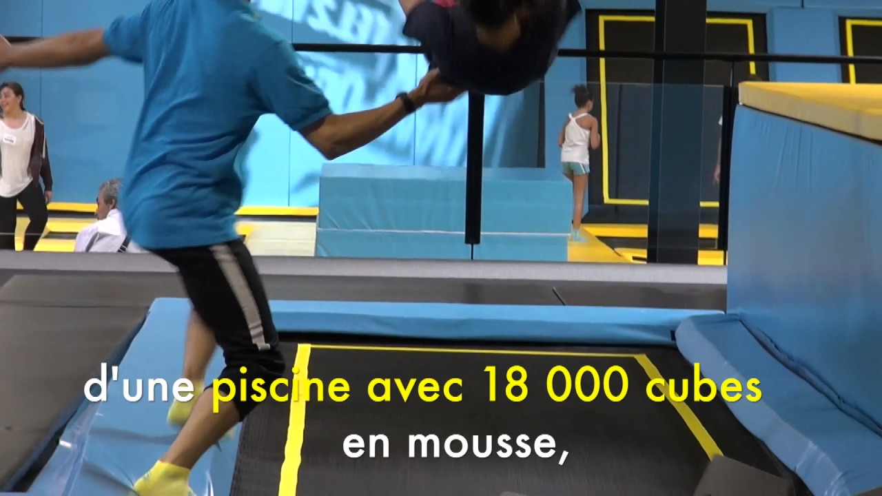 Un trampoline park ouvre ses portes &agrave; Aubi&egrave;re