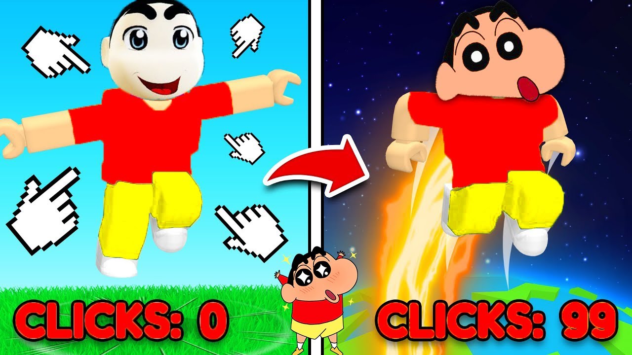 ROBLOX SHINCHAN Jump To MOON | +1 Jump Every Click with CHOP