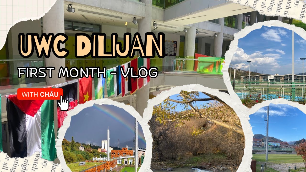 First month at UWC Dilijan VLOG - International student studying abroad: CAS, parties, campus, food