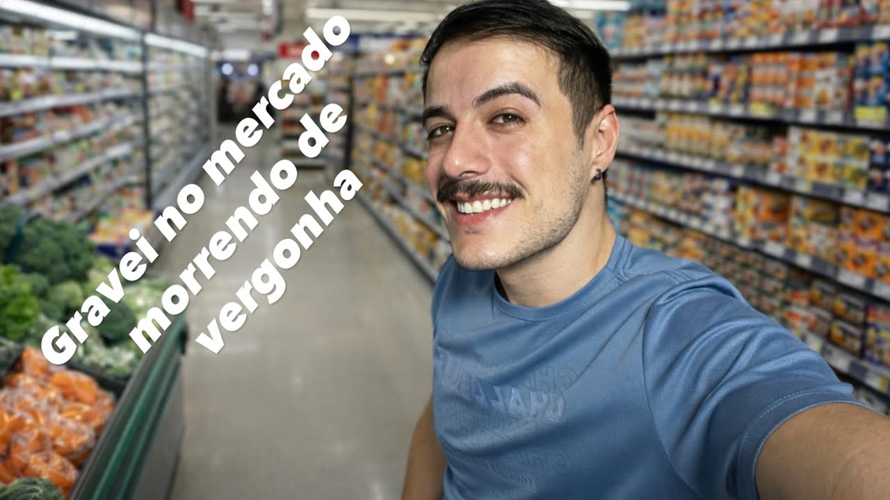 Caiu o VR! Vlog compra de mercado morando sozinho.