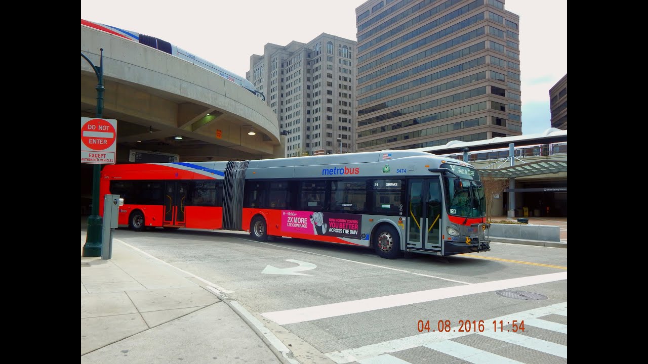 WMATA Metrobus & Ride-On: Bus Observations (April 8, 2016) - Part 1/2 [#W009]