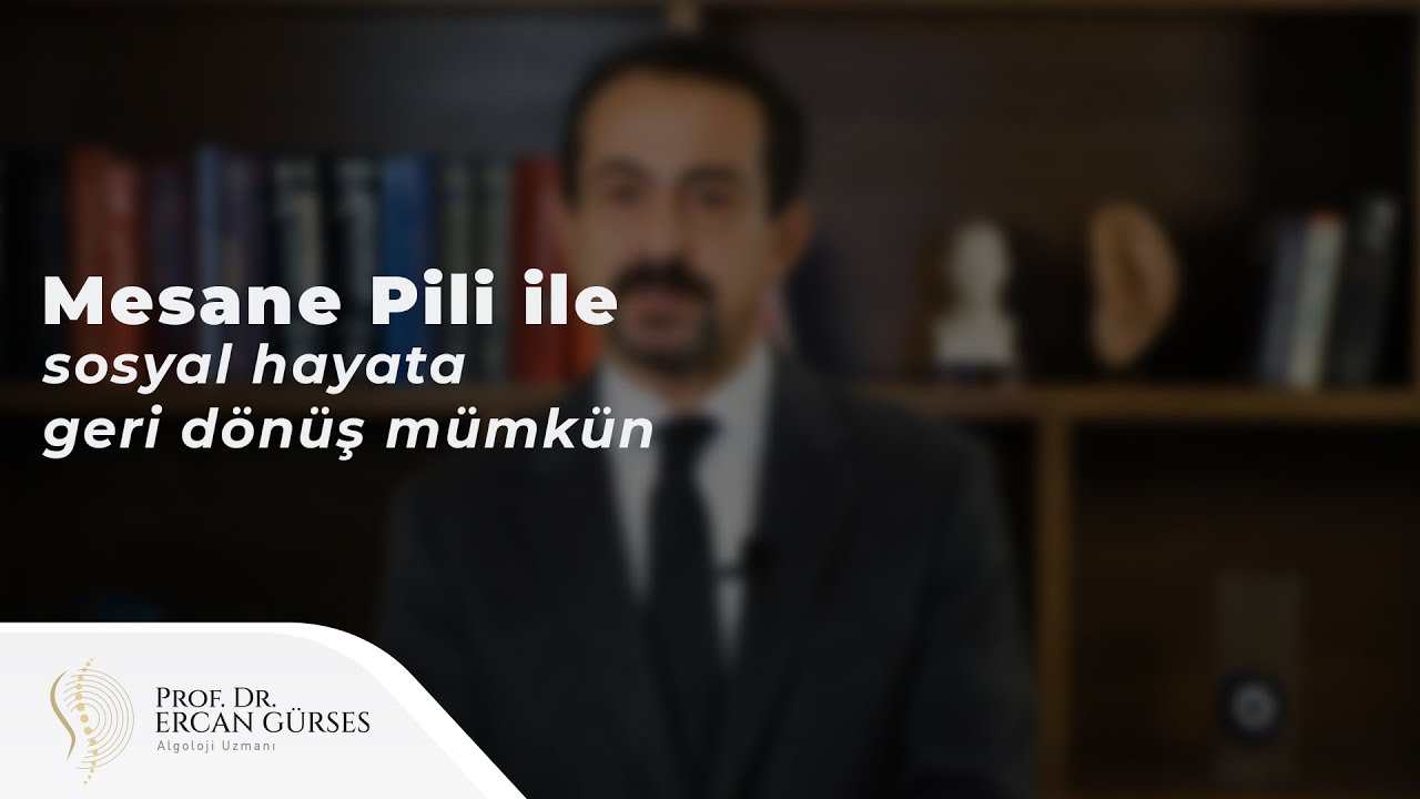 Mesane Pili ile Sosyal Hayata Geri Dönüş Mümkün