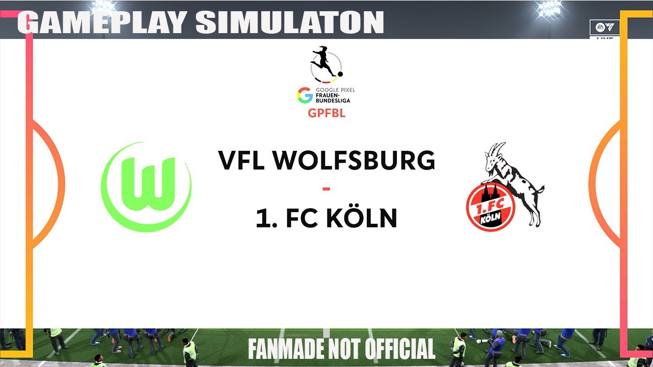 VfL Wolfsburg vs 1. FC Köln | Gameplay Simulation | Fan-Made