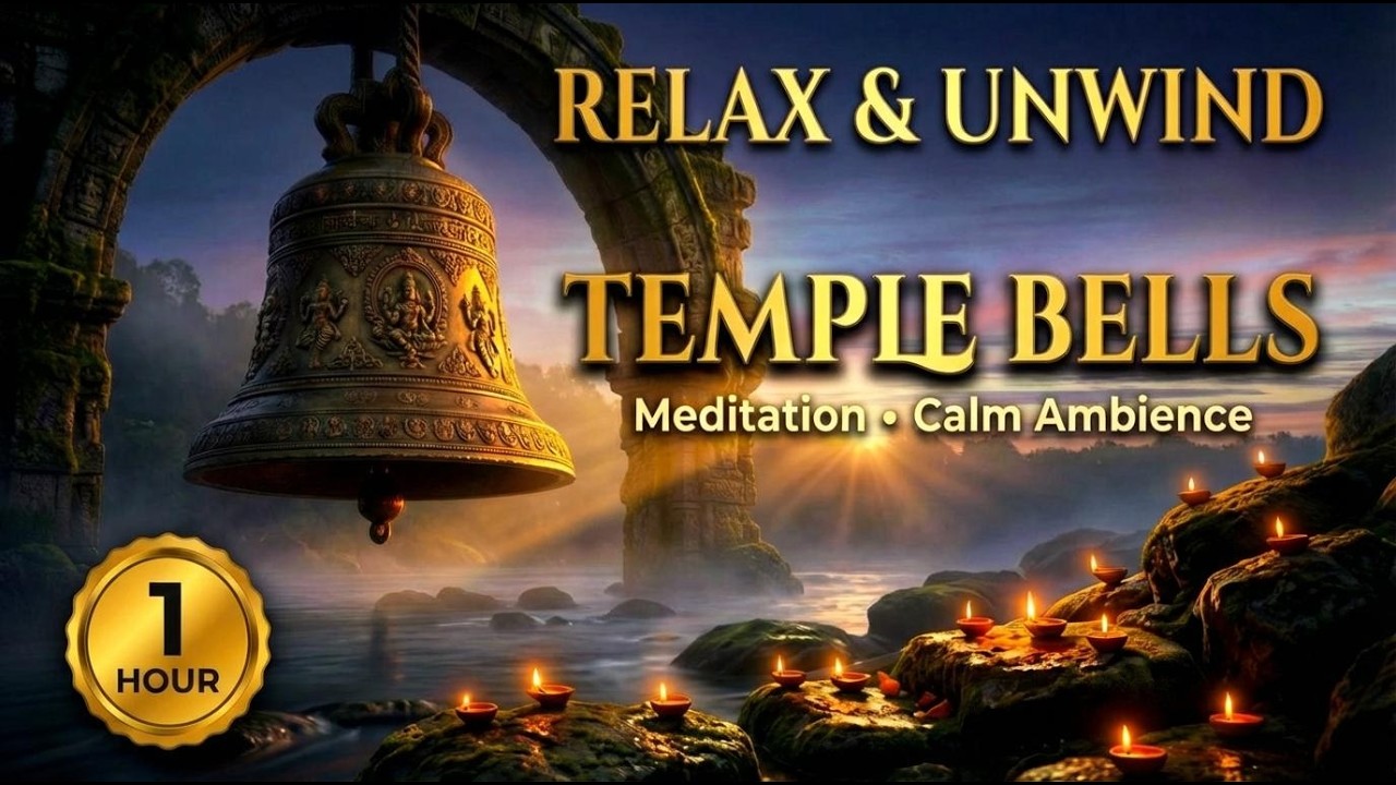 Relax FAST with 1 Hour of Indian Temple Bells