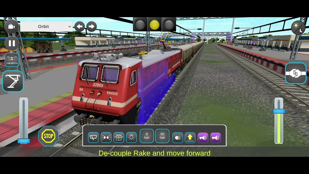 Engine Change 🚆 WAP7 Electric to WDP4D Diesel | Powerful Horn | Indian Train Simulator