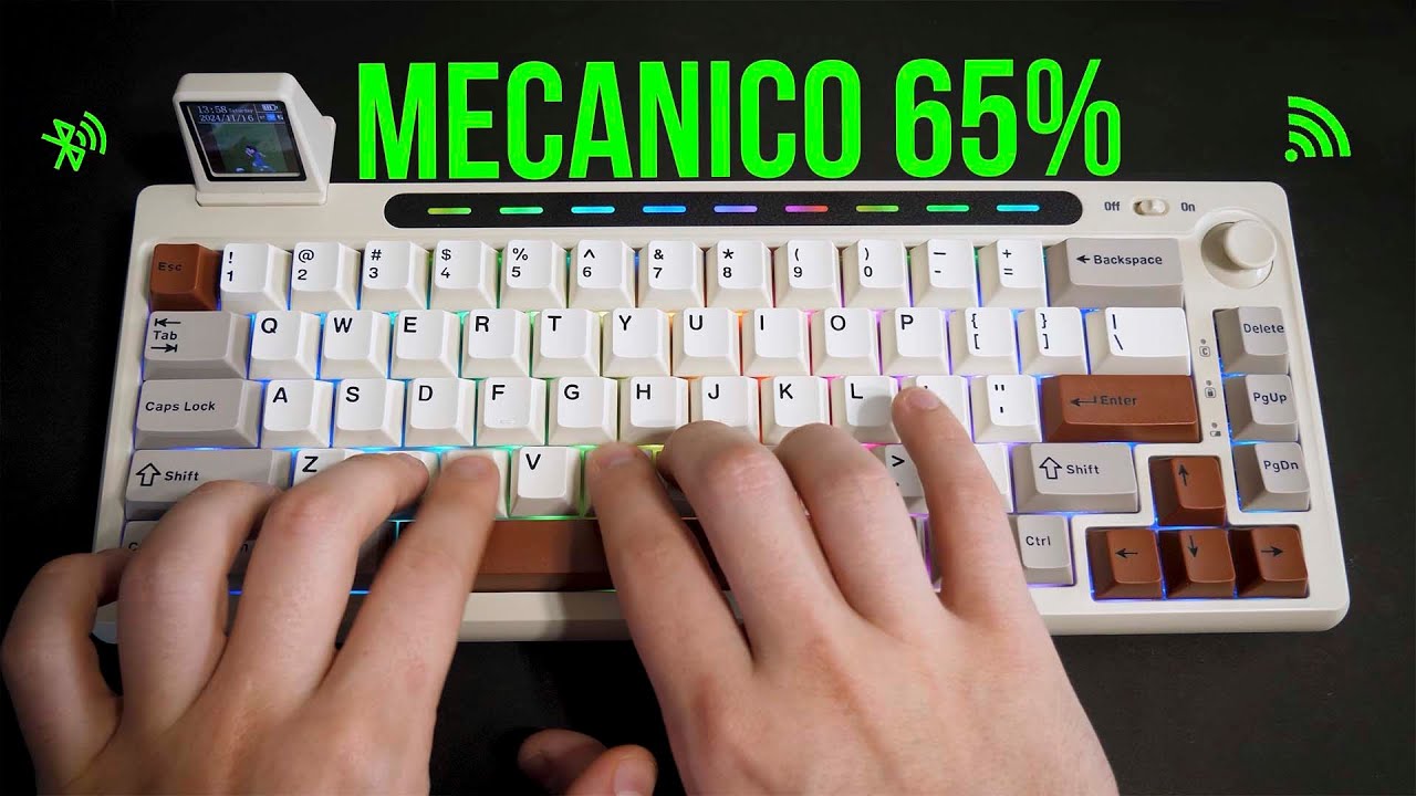 EPOMAKER RT65 | TECLADO MECANICO RGB ➕ MINI TV 👀