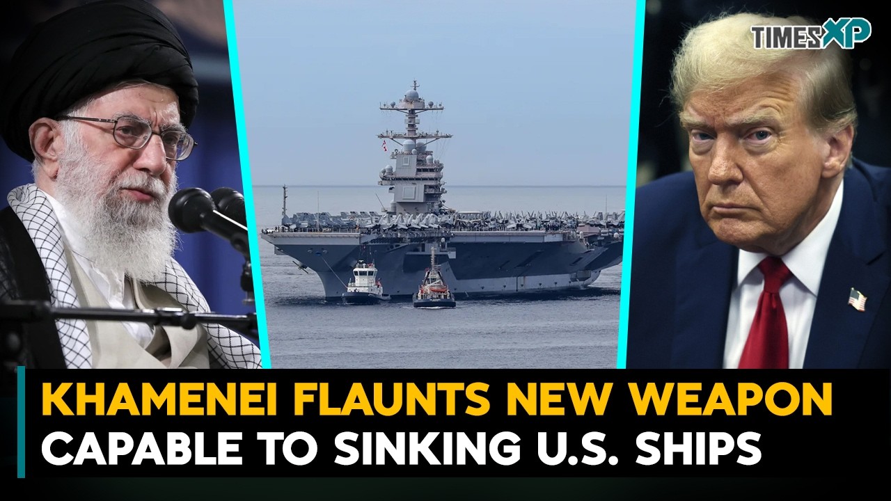 Iran's Khamenei FLAUNTS New Weapon Capable To Sinking U.S. Ships| Iran-Israel War