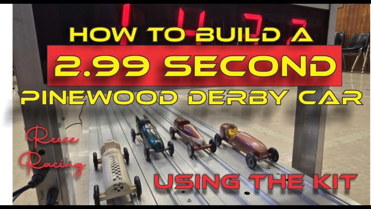 Building a sub 3 second pinewood derby car!