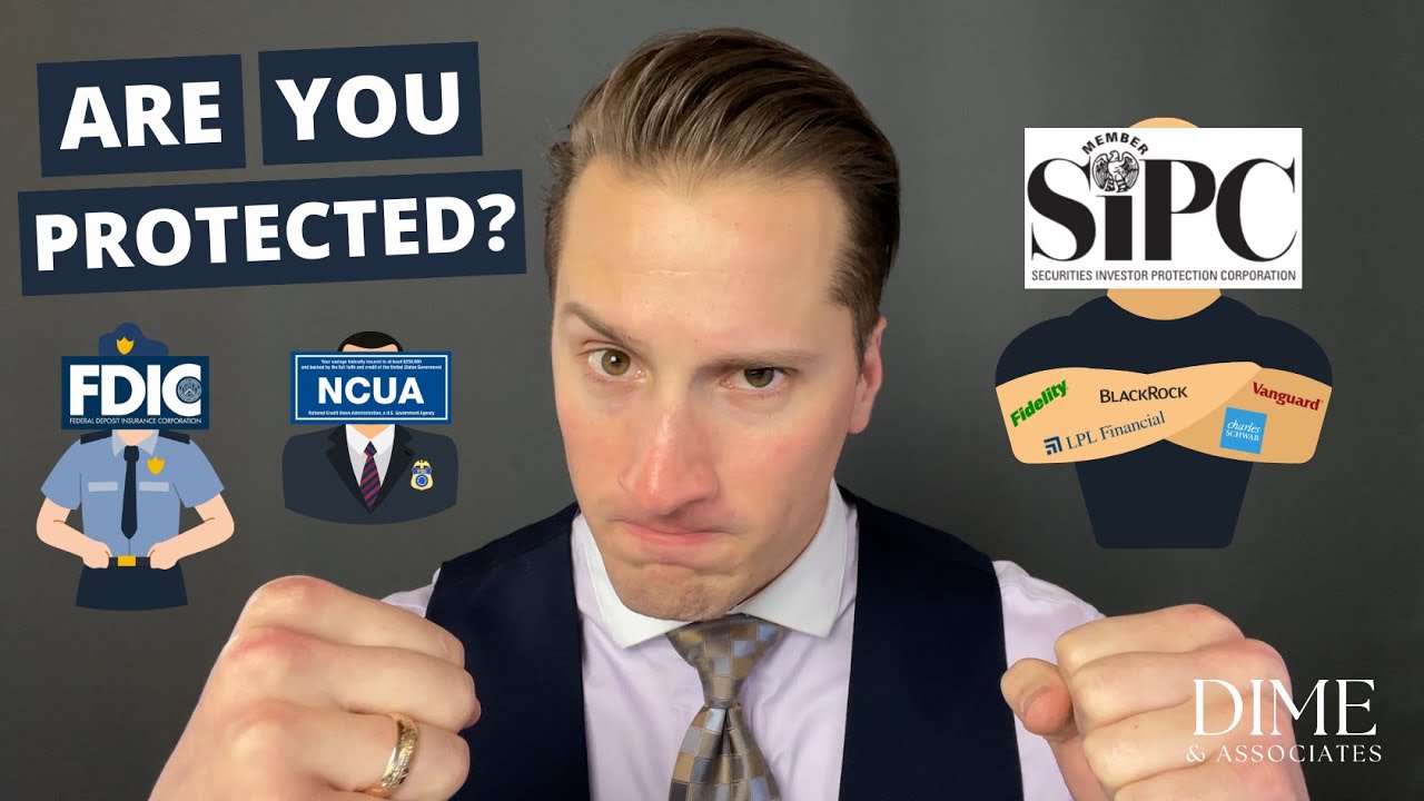 Are my accounts insured? FDIC, NCUA, and SIPC