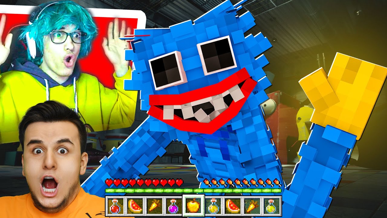 Minecraft'ta POPPY PLAYTİME Modu ile @Cinavar ve @ErenayBeyi Trolledim!
