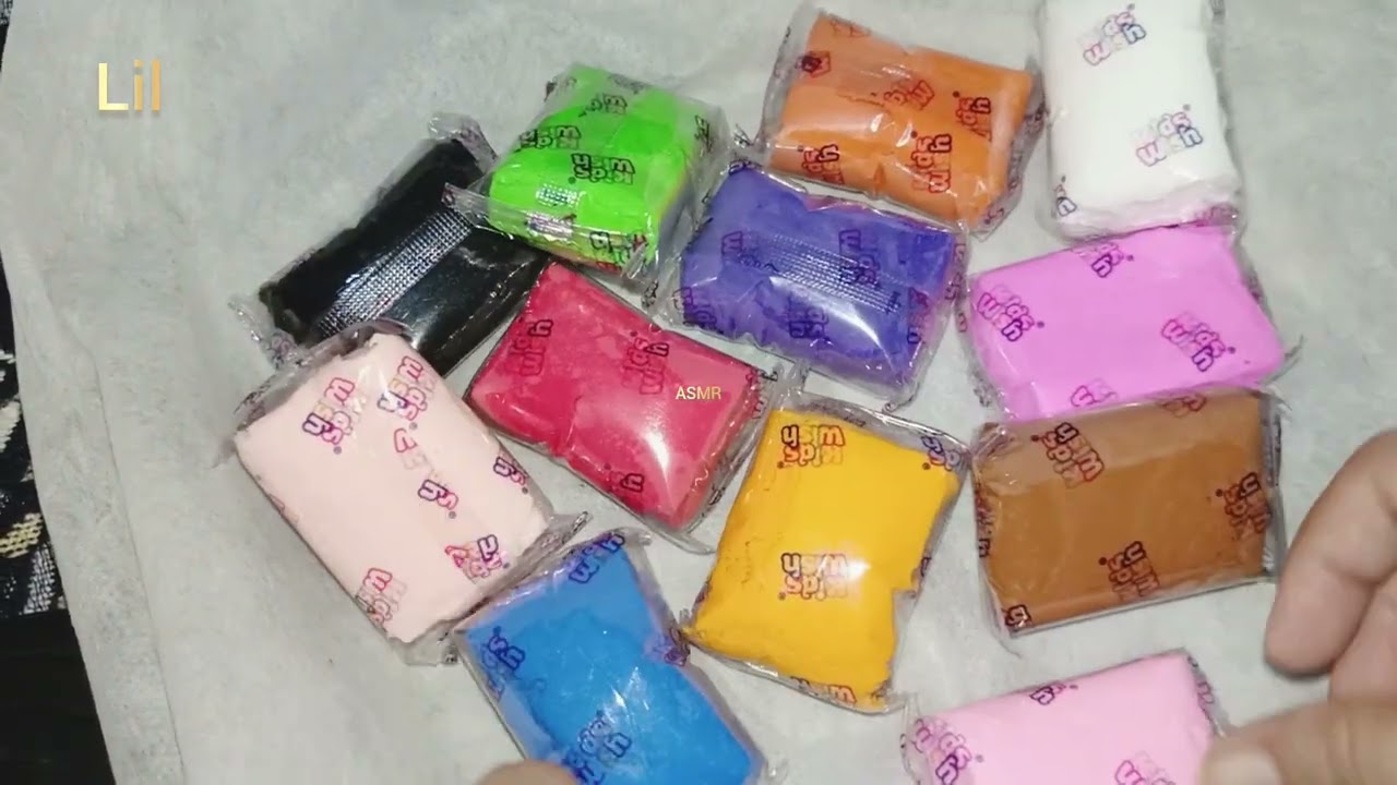 ASMR polymer clay Sound 😌 Introduced Polymer clay's Colore