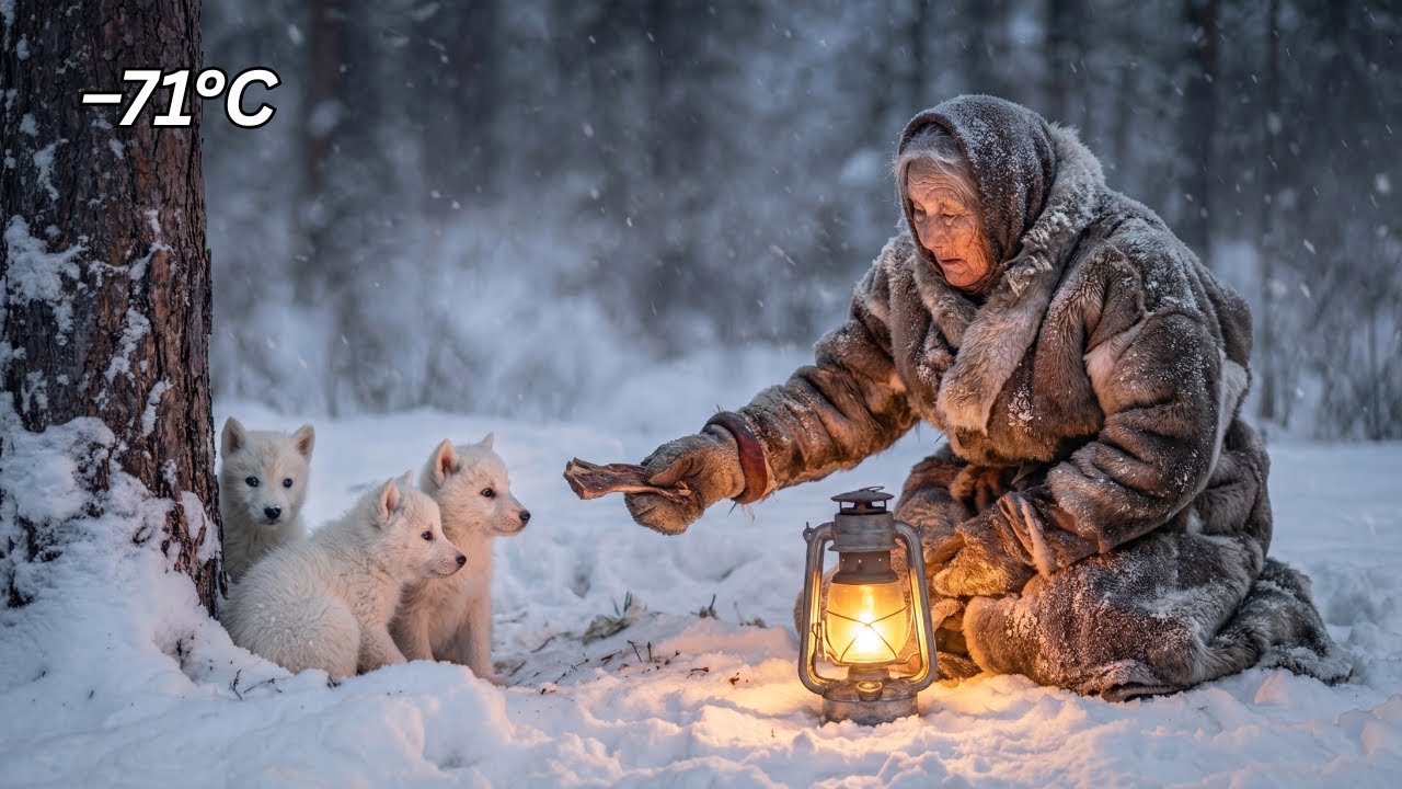 Surviving at –71°C | 90-Year-Old Woman Save Starving Wolf Pups in Siberian Winter