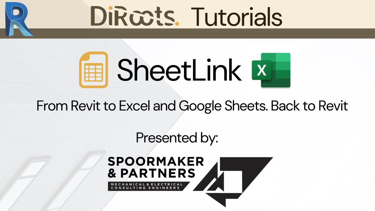 SheetLink | Revit Add-in For Exporting Revit Data To & From Excel - DiRoots