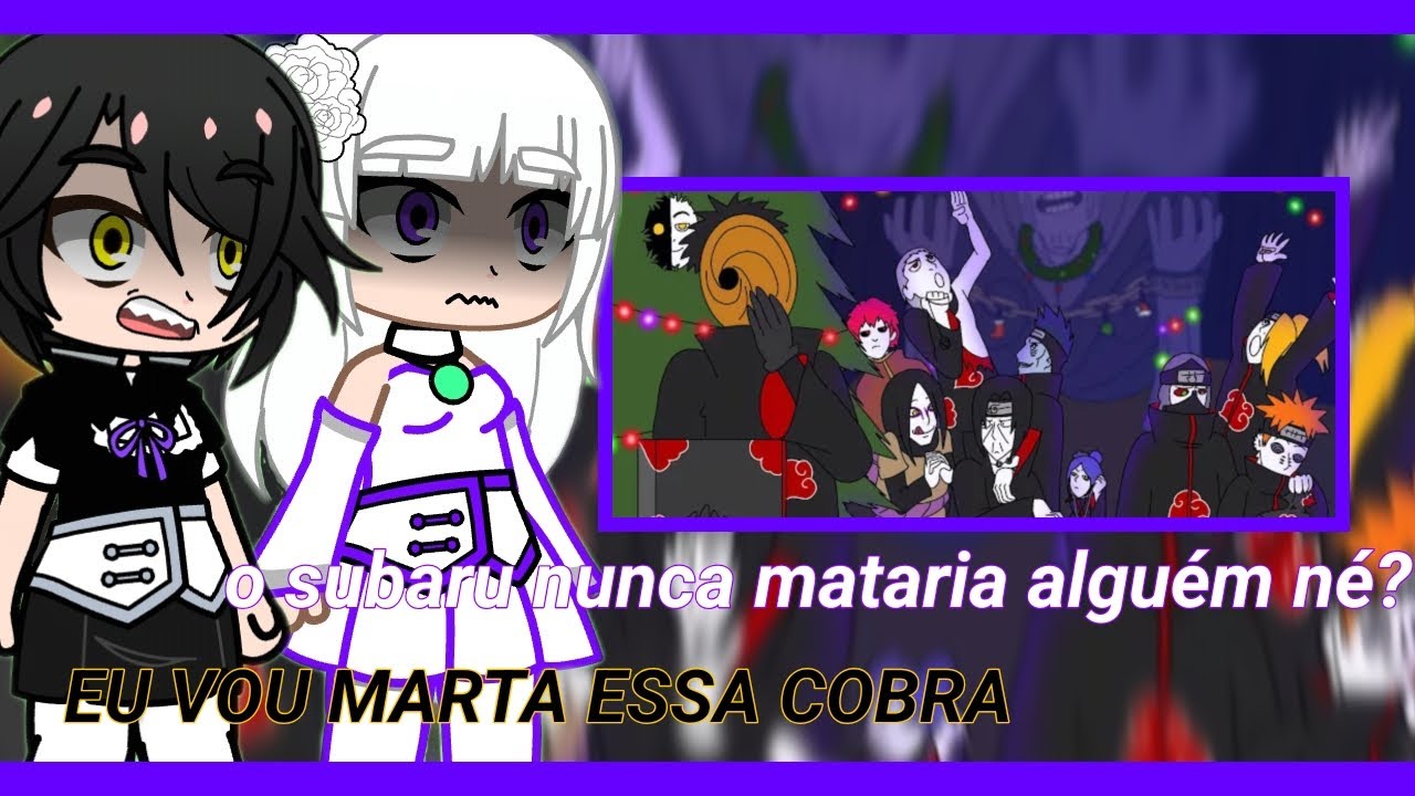 Rê:zero e i'm not really demons god's lackey reagindo amigo oculto da Akatsuki